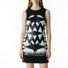 Mini abito con stampa tribale