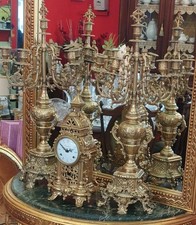 Trittico In Ottone Stile Barocco