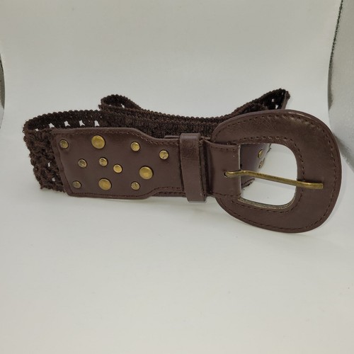 Ecopelle marrone borchie - ecopelle,
