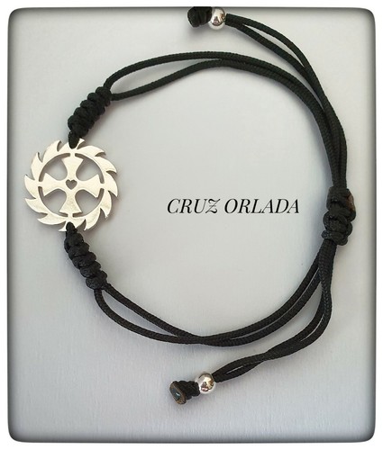 Cruz orlada pulsera - cruz,
