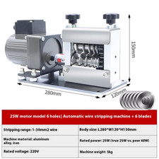Spelacavi Rifiuti Spelacavi Automatico Rame Cavi Rottami Riciclo