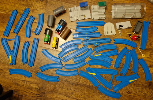 Trackmaster tomy blue track - tomy,