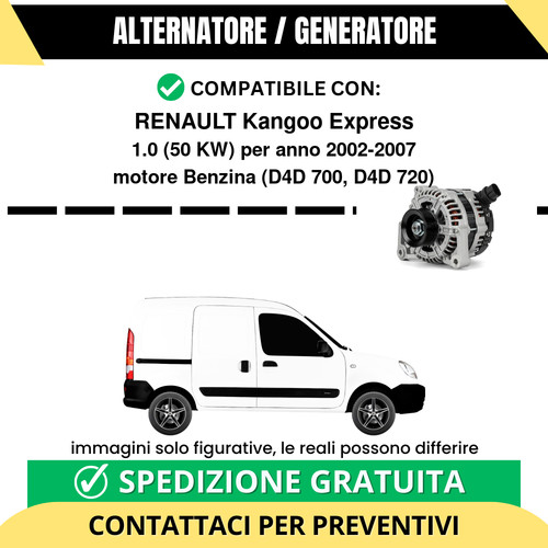 Alternatore renault kangoo - renault,