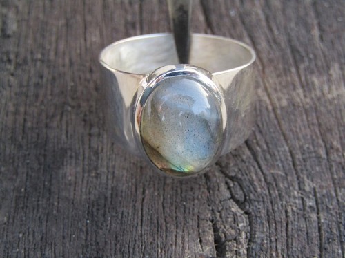 Fuoco labradorite ovale - ovale, gemma