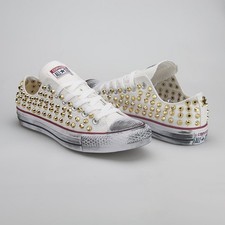 Converse bassa bianca