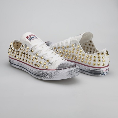 Converse bassa bianca