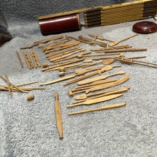 Antico/vintage Jack Cannucce Gioco Tutto Legno Spillikins