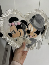 DISNEY STORE TOPOLINO MICKEY MOUSE E MINNIE CUSCINO SPOSI PER FEDI 2007