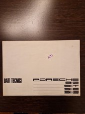 Porsche 911 E 912  1968 1969 Brochure dépliant  Dati Tecnici Italiano