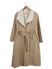 NA-KD Cappotto lungo fino a terra Donna Cappotto Taglia IT 40 crema stile casual