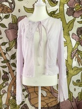 Cardigan donna Zara rosa lilla