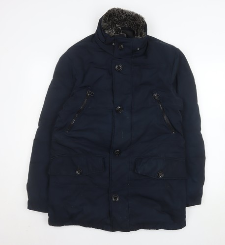 Cappotto parka blu - , uomo