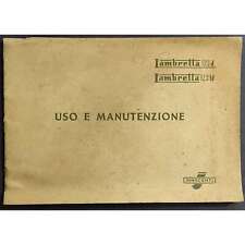 Uso e Manutenzione Lambretta 125d - Lambretta 125ld - Innocenti