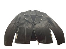 Giacca da motociclista nera