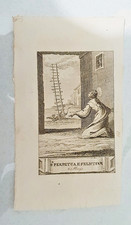 stampa incisione d'epoca da