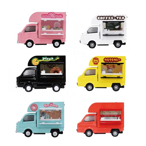 Food truck abs diorama - 1/64,