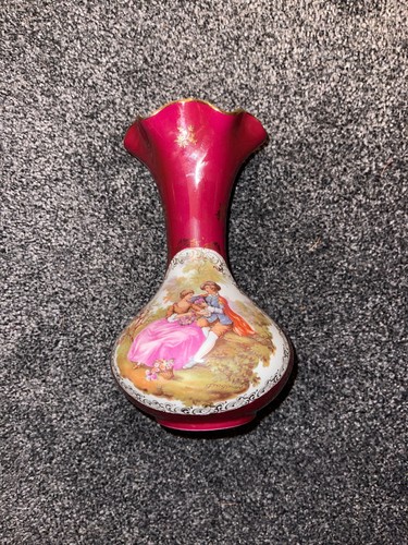 Vaso limoges fragonata oro - vaso, limoges,