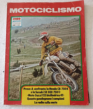 Motociclismo 8 1980 - Honda CB 750 K - Suzuki SX GSX 750 E - Moto Guzzi 125 4T