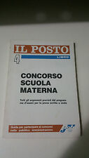Il Posto 4 Libro - Concorso Scuola Materna - Job Editrice 