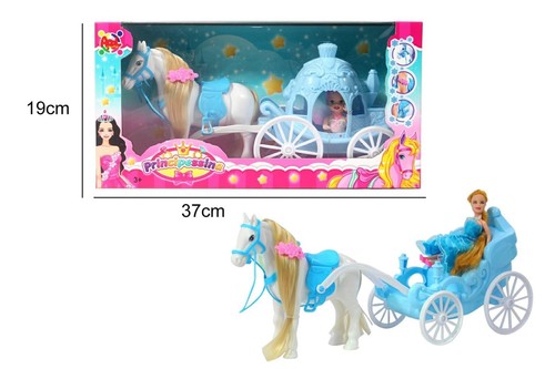 Carrozza con principessa - carrozza,