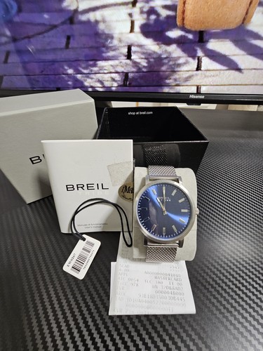 Orologio brail blu maglia - orologio,