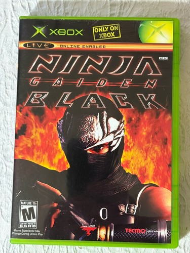 Ninja gaiden black xbox cib - -,