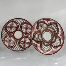 2 piatti decorativi appendere parete ceramica riflessi PABLO SANGUINO...