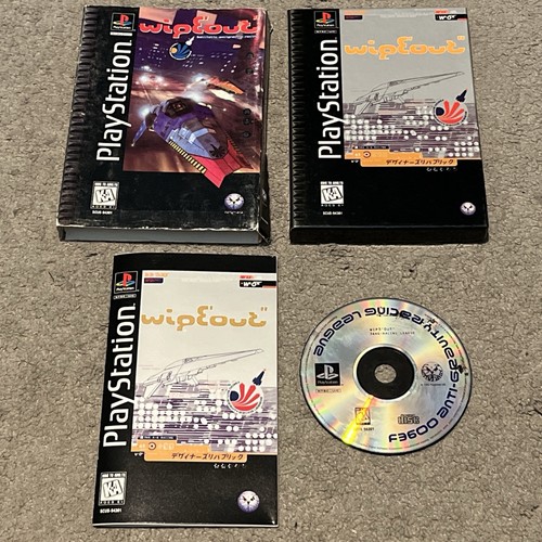 Wipeout long box ps1 - wipeout,