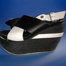 Cult Scarpe Sandalo Platform Donna  Zeppa n37 Originali Used 