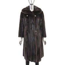 Cappotto visone mogano -