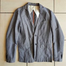 Giacca Piazza Italia Tg 44 S M Slim Fit righe