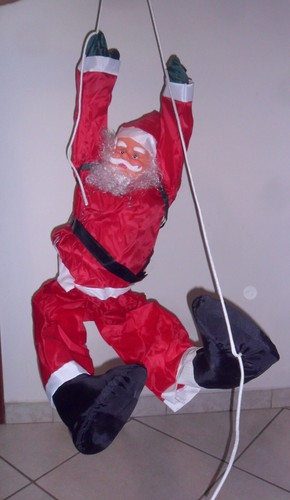 Babbo natale con corda - natale,