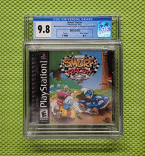 Puffo Racer nuovo! Sony PlayStation PS1 PSX 9.8 A++ sigillata etichetta nera