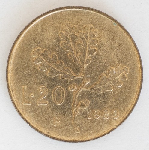Moneta lire del - da, 1980