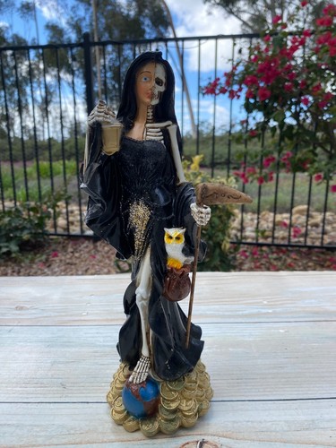 Santa muerte bendesida - muerte, black