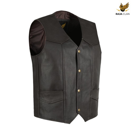 Gilet uomo classico pelle