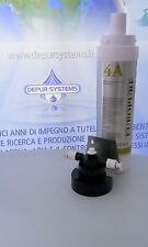 RICAMBIO "TESTA" PER FILTRO ACQUA EUROPURE CON STAFFA INOX E RACCORDI TUBO 3/8"