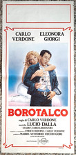 BOROTALCO Verdone, Dalla, Giorgi LOCANDINA ORIGINALE POSTER 1a Edizione 