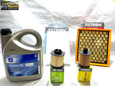KIT TAGLIANDO OPEL INSIGNIA 2.0 CDTI  5L 5 LITRI OPEL GM 5W30 + 4 FILTRI