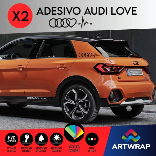Coppia adesivi stickers audi - stickers,