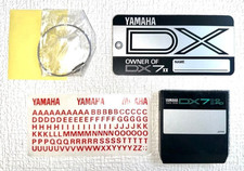 Yamaha DX7 II Set Adesivi