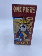 Rara statuina da collezione One Piece World Dressrosa Dr03 Monkey D Rufy Wcf