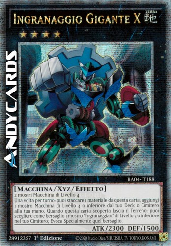 Ingranaggio gigante - x, •