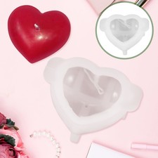  Stampo di stampo per la stampo del cuore in silicone per aromaterapia candele