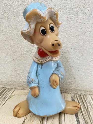 Raro pupazzo gomma lupo - raro,
