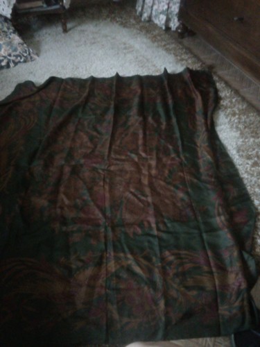 Foulard seta verde quadrato - , di