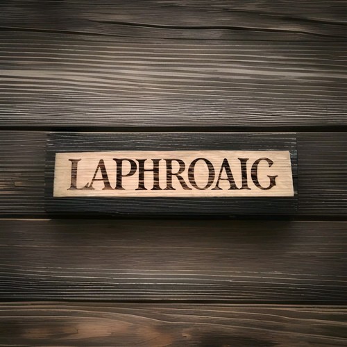 Laphroaig whisky bar insegna - whisky,