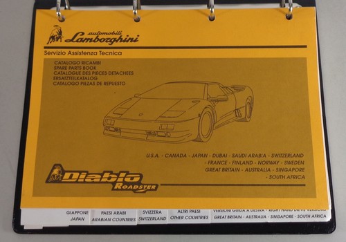 Catalogo parti lamborghini - parti,