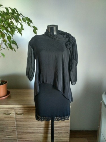 Abito nero tubino camicia - tubino, +camicia