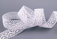 Nastro pizzo bianco 25mm